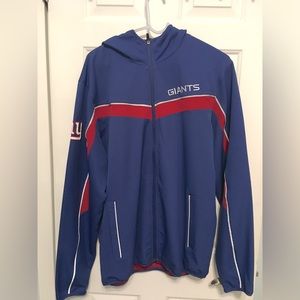 NY Giants Men’s Nylon Windbreaker